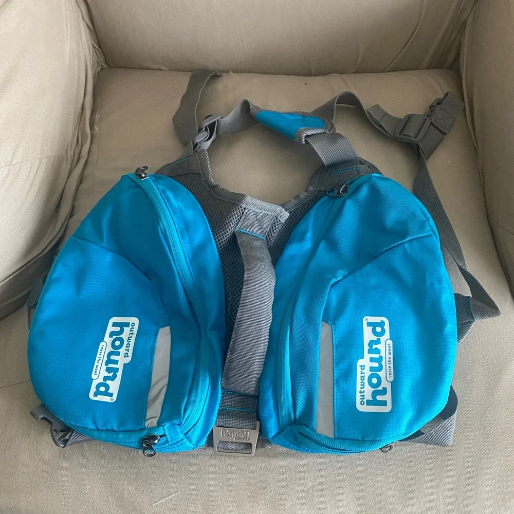 Outward Hound Teal Dog Pack - L, Like New
